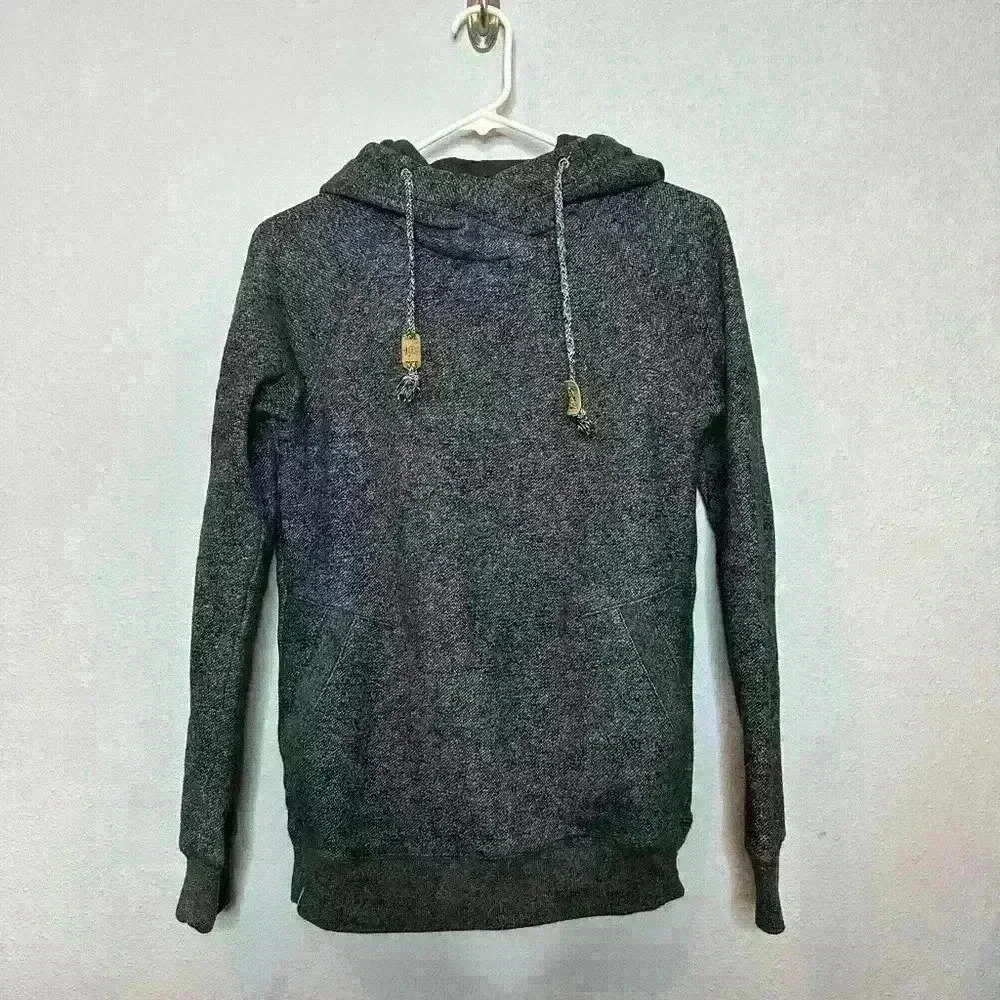 Tentree Burney Hoodie, EUC, size extra small, Meteorite Black Heather